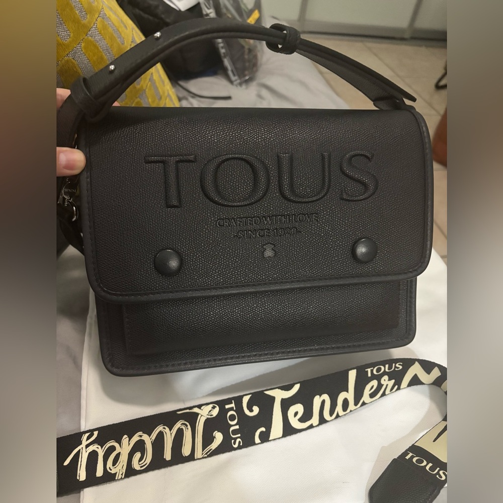 MEDIUM BLACK AUDREE TOUS POP CROSSBODY BAG